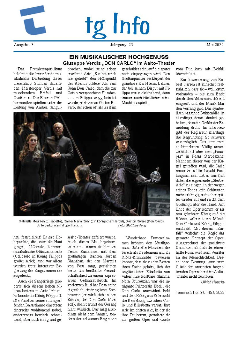 tgInfo 25-3 | © Theatergemeinde Essen