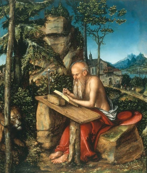 Heiliger Hieronymus i.e.Landschaft-Lucas Cranach d.Ältere | © Arturo Piera