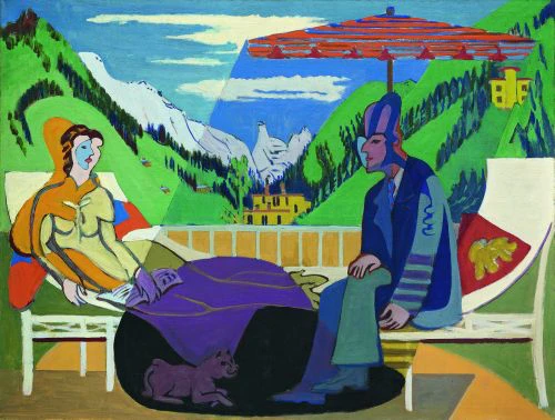 Balkonszene 1935 E. L. Kirchner | © Kirchner Museum Davos, Jakob Jaegl