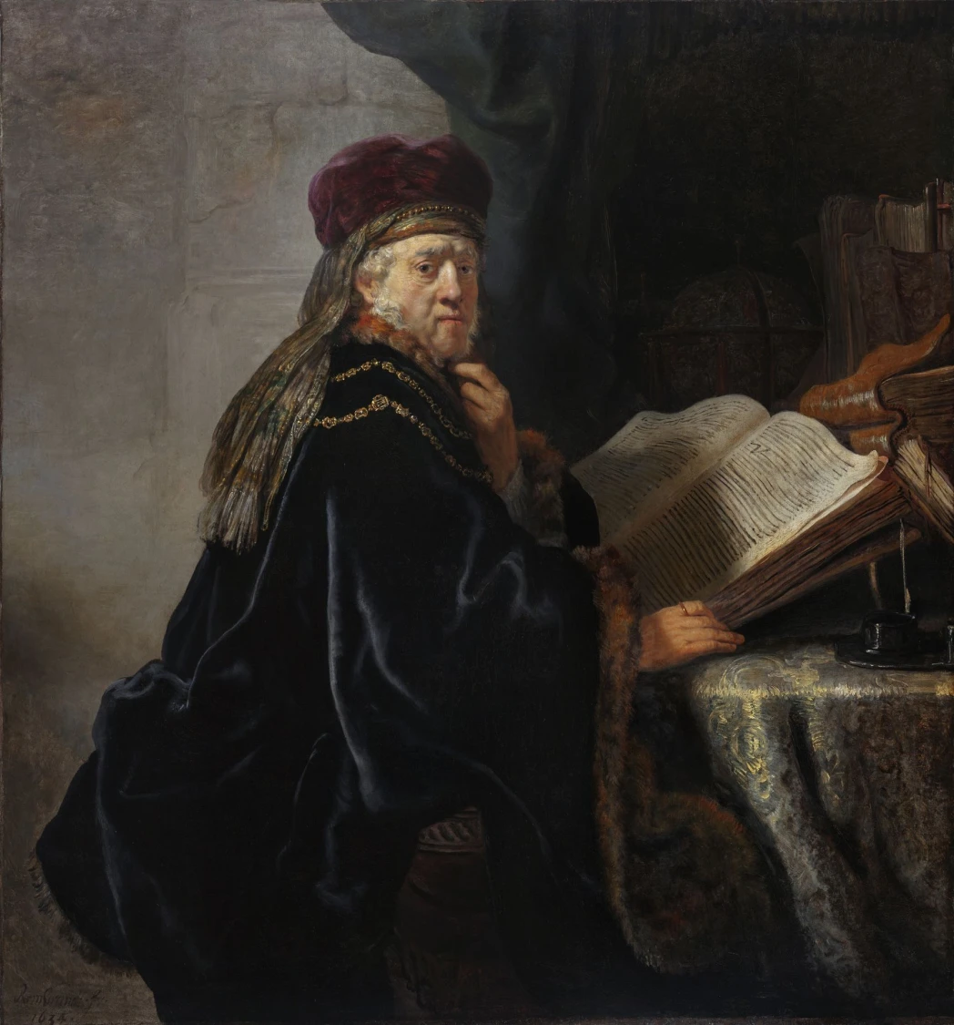 Rembrandt (Harmensz. van Rijn), Gelehrter im Studierzimmer, 1634, oel auf Leinwand, Nationalgalerie | © Wallraf Richartz Museum
