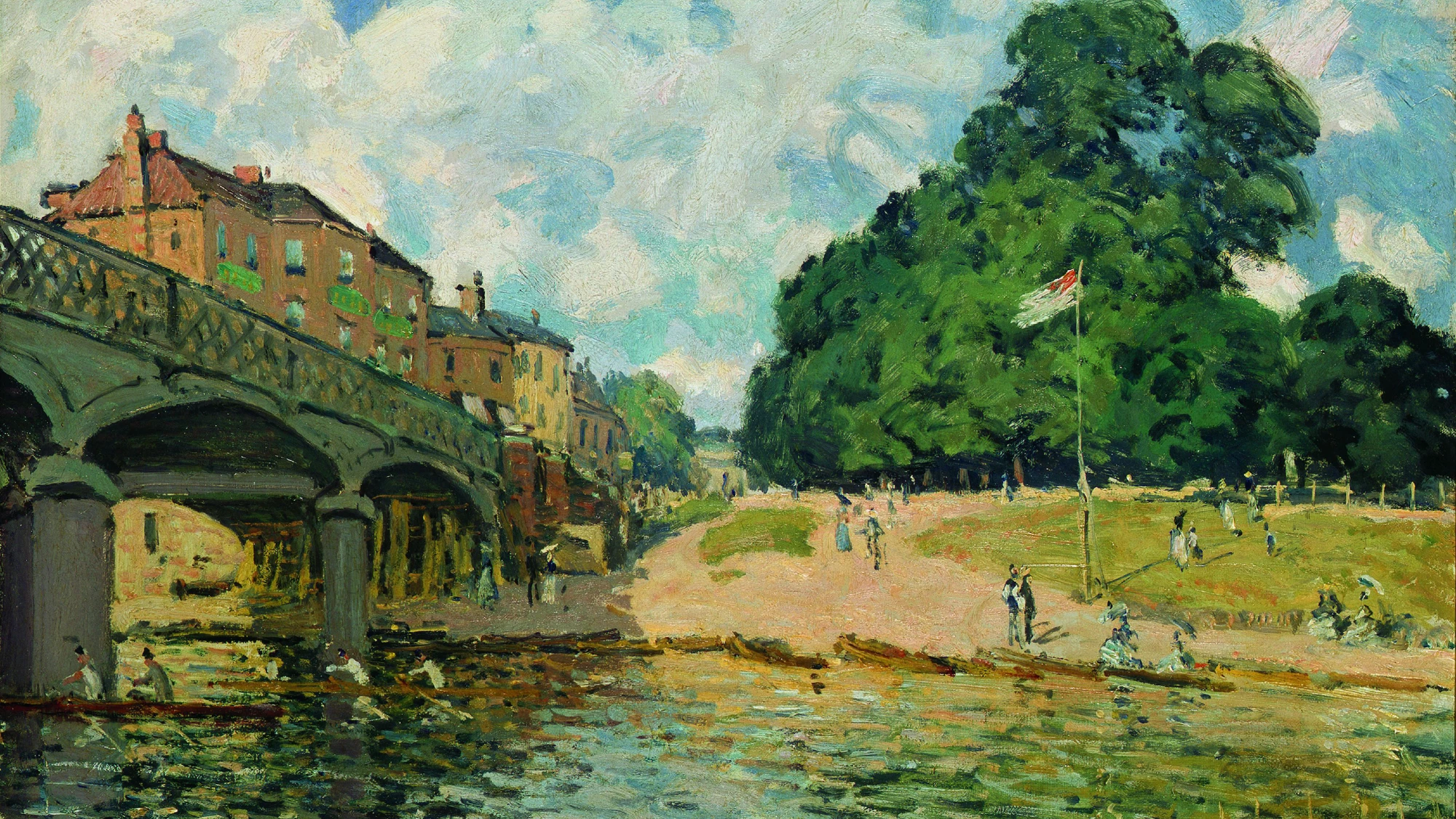Bride of Hamton Court, Alfred Sisley | © Wallraf Richartz Museum