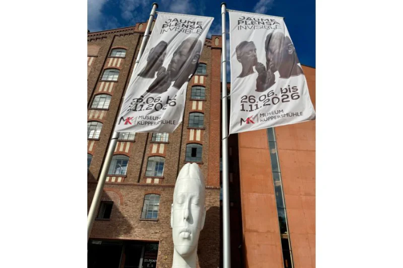 Jaume Plensa im Museum Küppersmühle | © Dorette Schenk