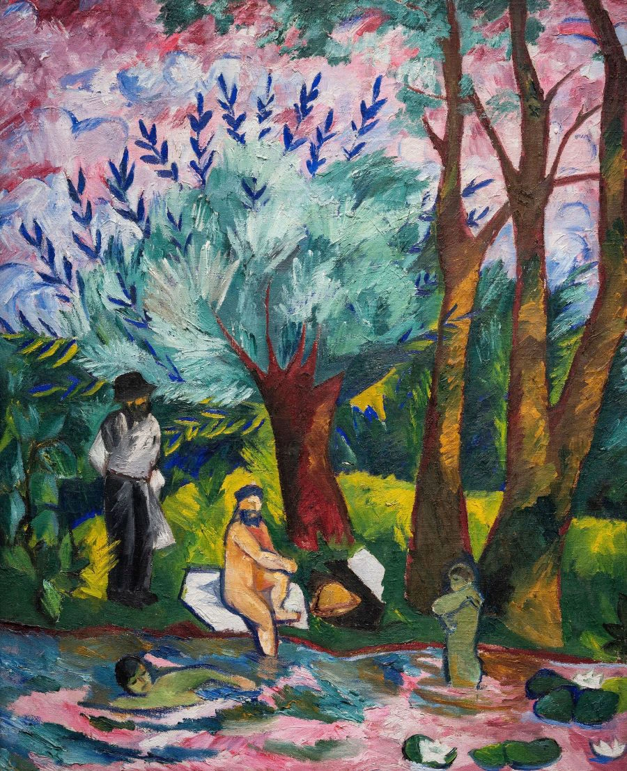 Naralia Gontscharowa: Baignade (um 1910) | © VG Bild-Kunst, Bonn 2026