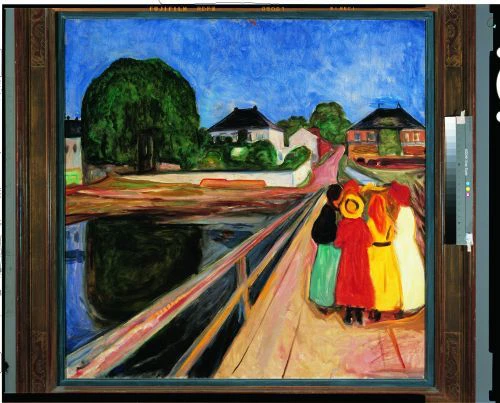 Frauen auf der Brücke 1902 /private Colletion VG Bild-Kunst,Bonn 2011 | © Edward Munch oil on canvas
