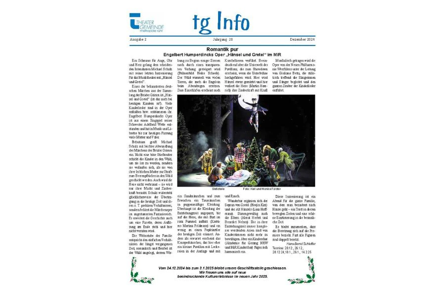 tgInfo Ausgabe 28-2 | © Theatergemeinde