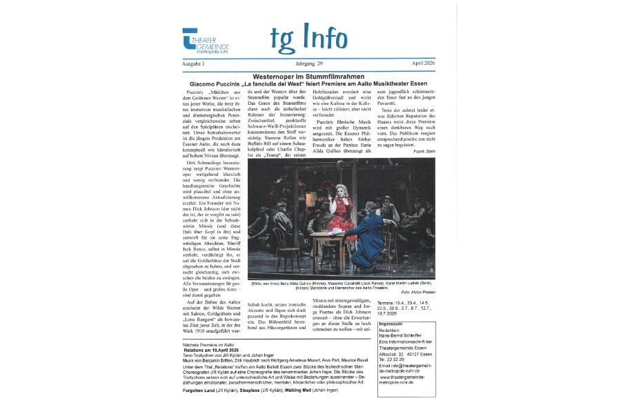 tgInfo Ausgabe 29-3 | © Theatergemeinde